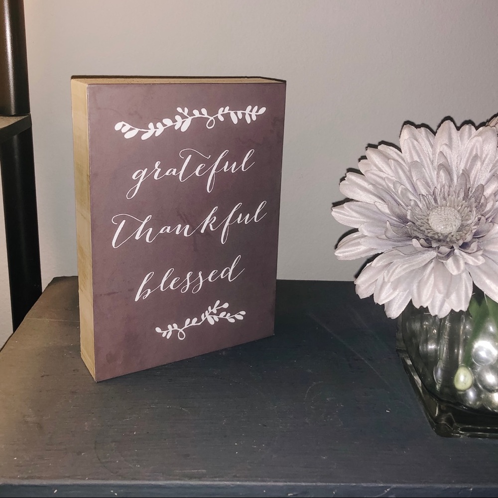 “Grateful, Thankful, Blessed” Art Box
